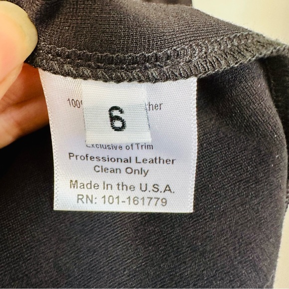 Illia Anthropologie Black Leather Dress - Picture 15 of 15